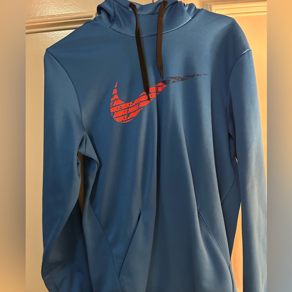 blue nike men’s hoodie